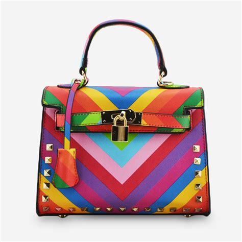 colorful designer handbags|bright colorful patterned handbags.